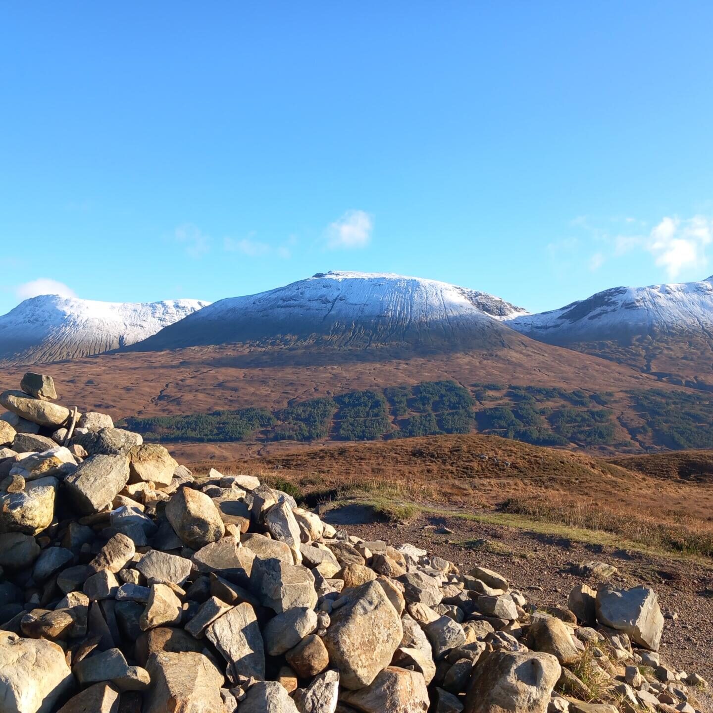 The West Highland Way at Bridge of Orchy